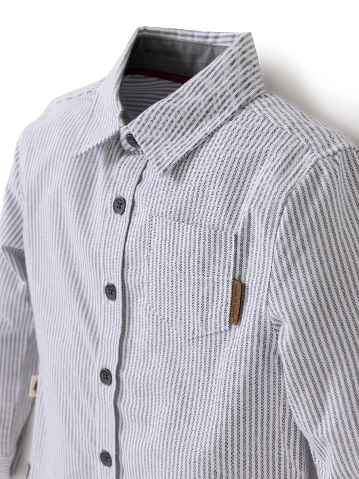 Camisa Manga Larga Lumix Niño Gris