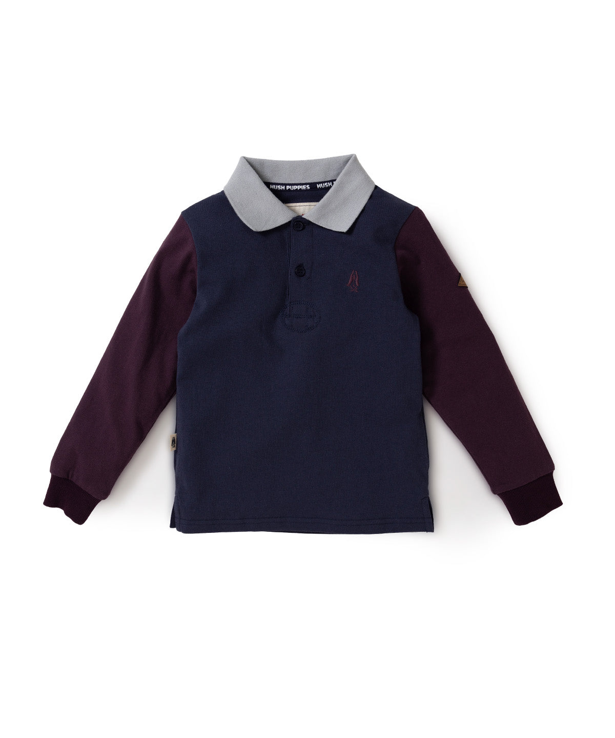 Polera Manga Larga North Niño Azul