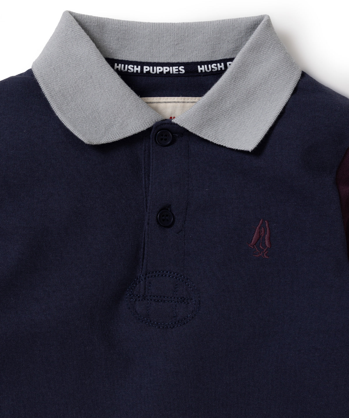Polera Manga Larga North Niño Azul
