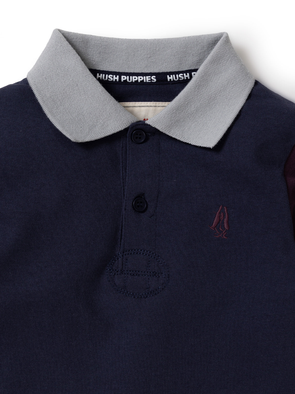 Polera Manga Larga North Niño Azul