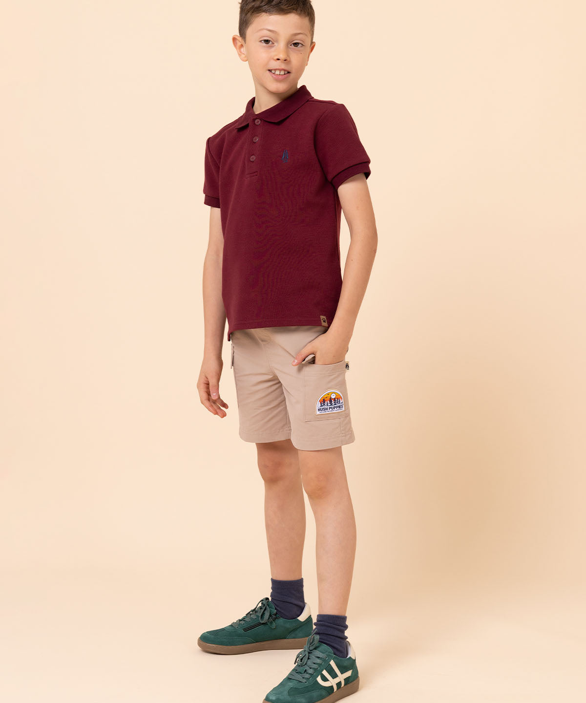 Polera Niño Unkel Burdeo