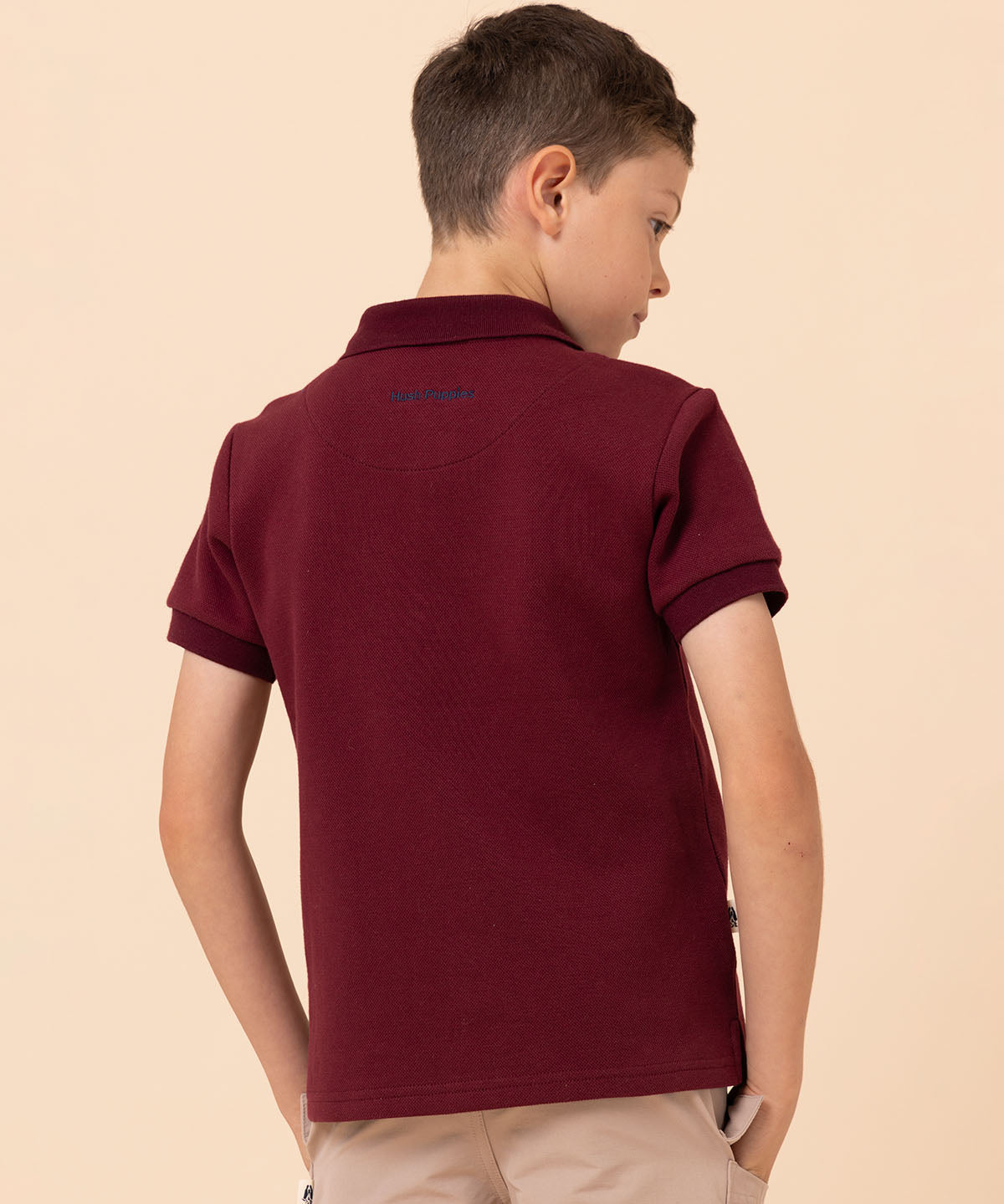 Polera Niño Unkel Burdeo