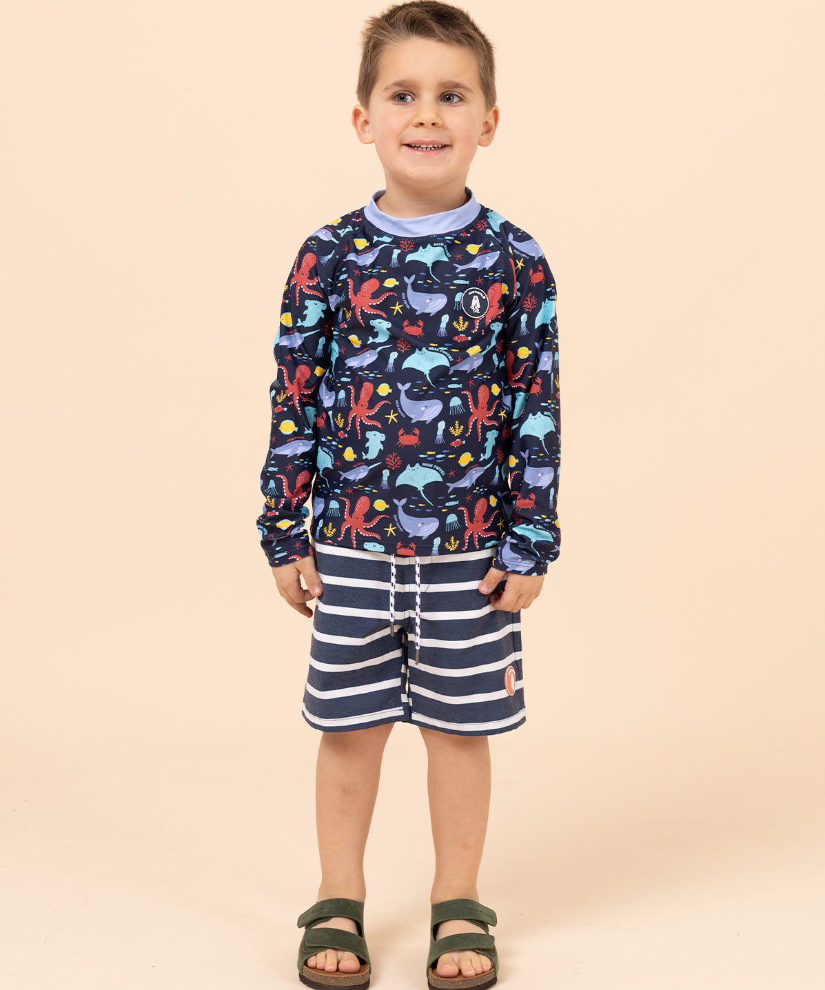 Polera de Agua Niño Lucka Azul