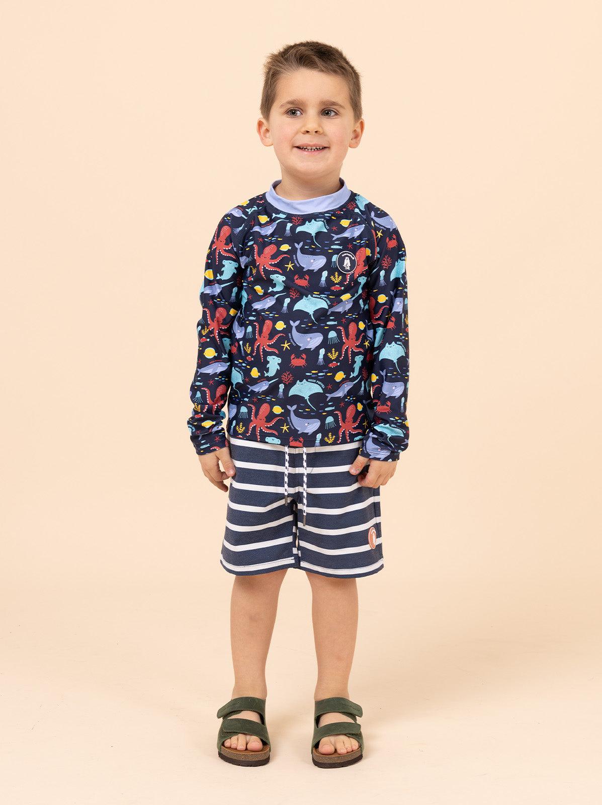 Polera de Agua Niño Lucka Azul