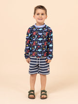 Polera de Agua Niño Lucka Azul