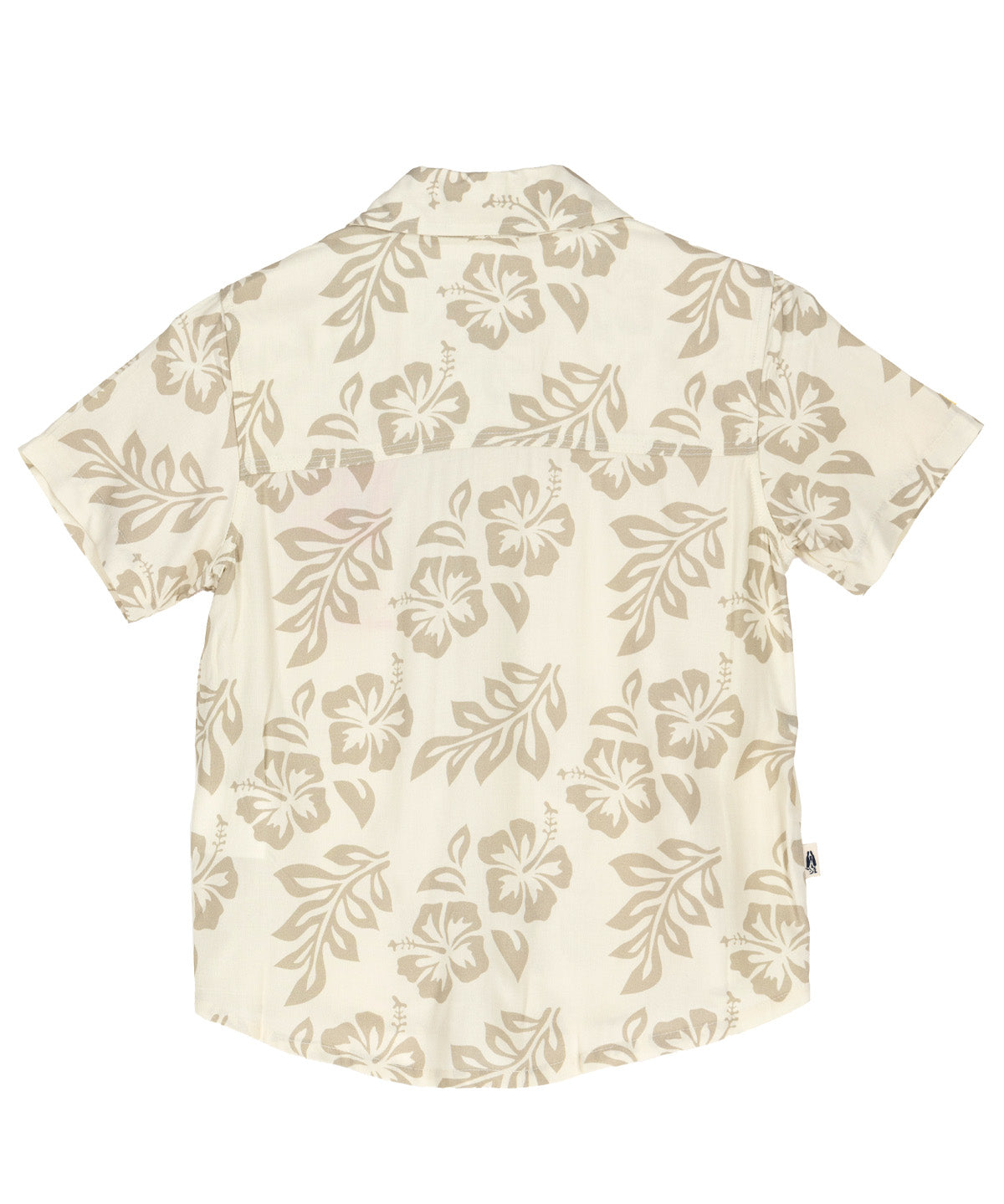 Camisa Niño Hibisco Beige