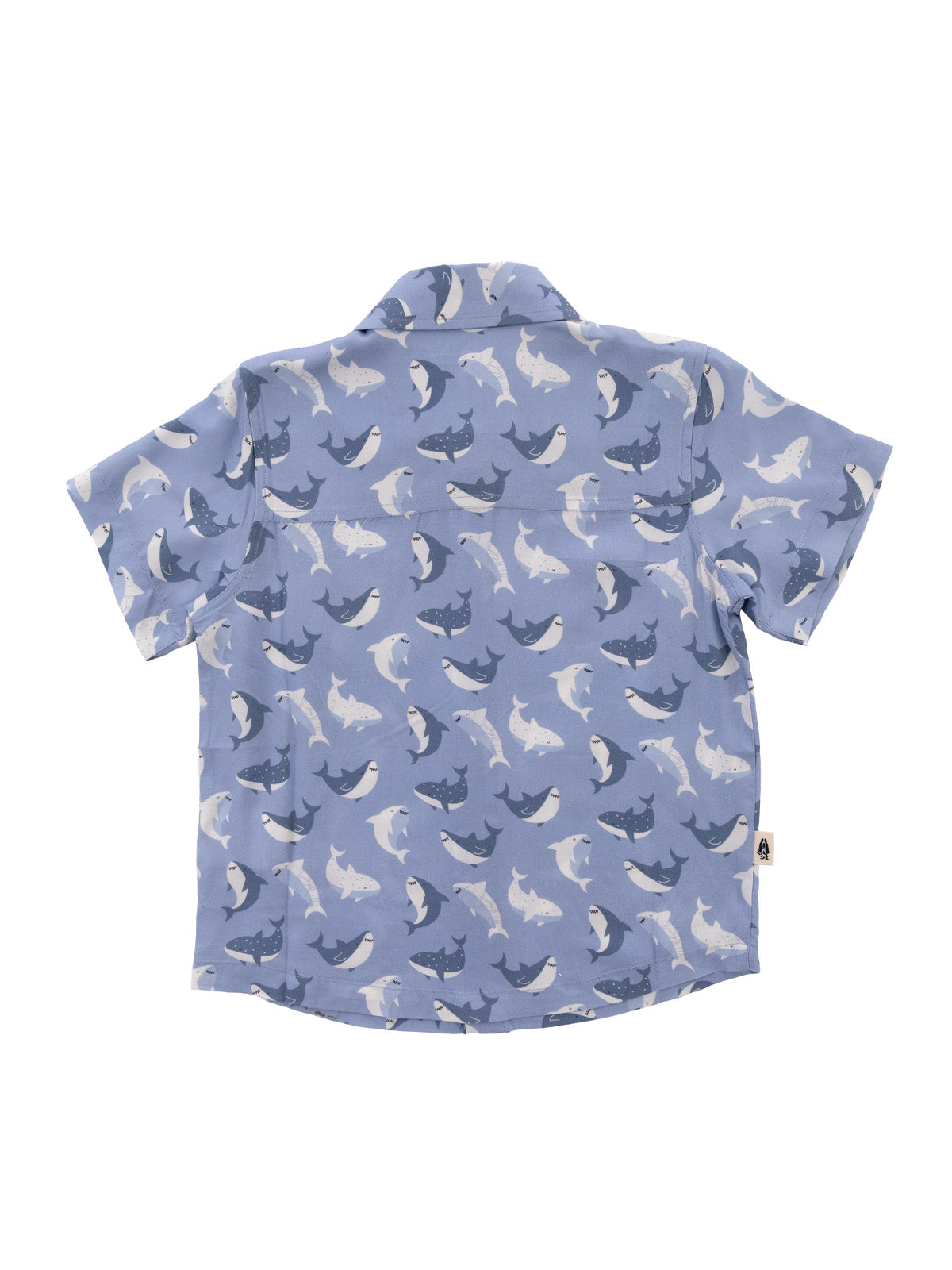 Camisa Niño Guayabera Azul