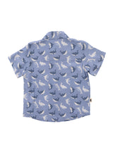 Camisa Niño Guayabera Azul