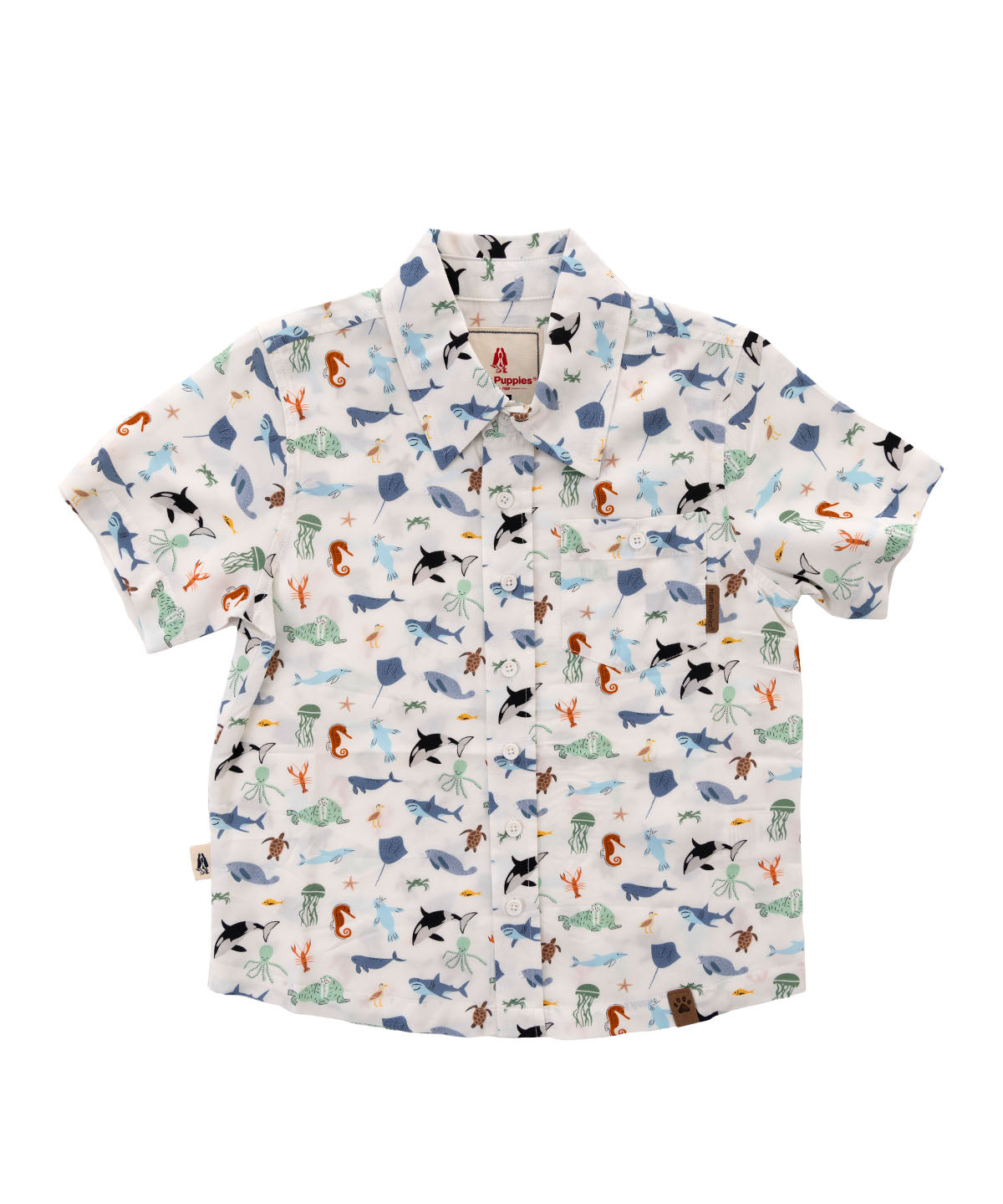 Camisa Niño Guayabera Blanco