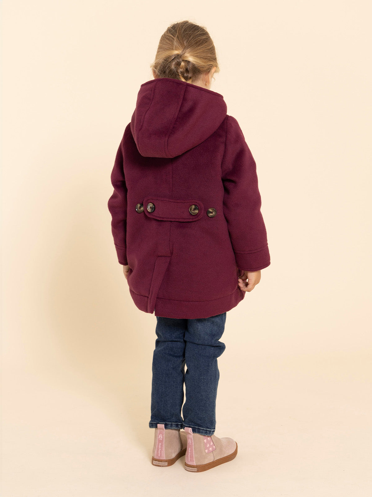 Chaqueta Niña Montgomery Burdeo