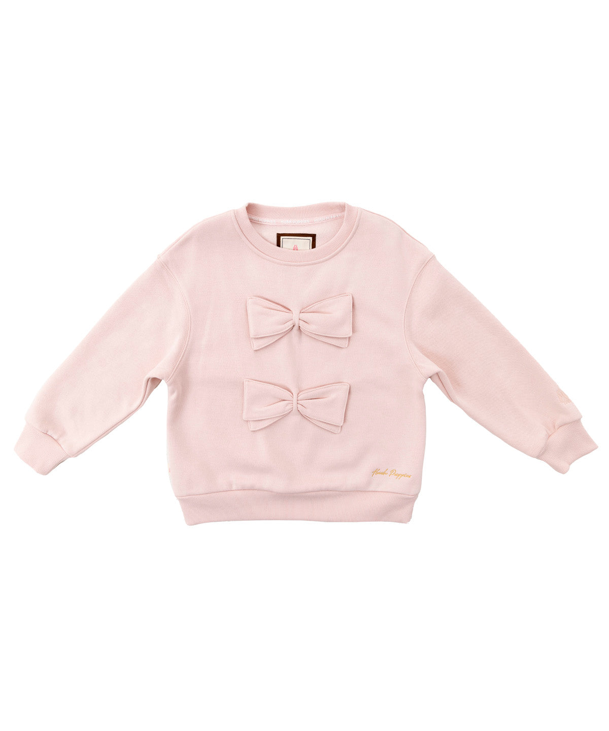 Poleron Niña Cinta Rosado