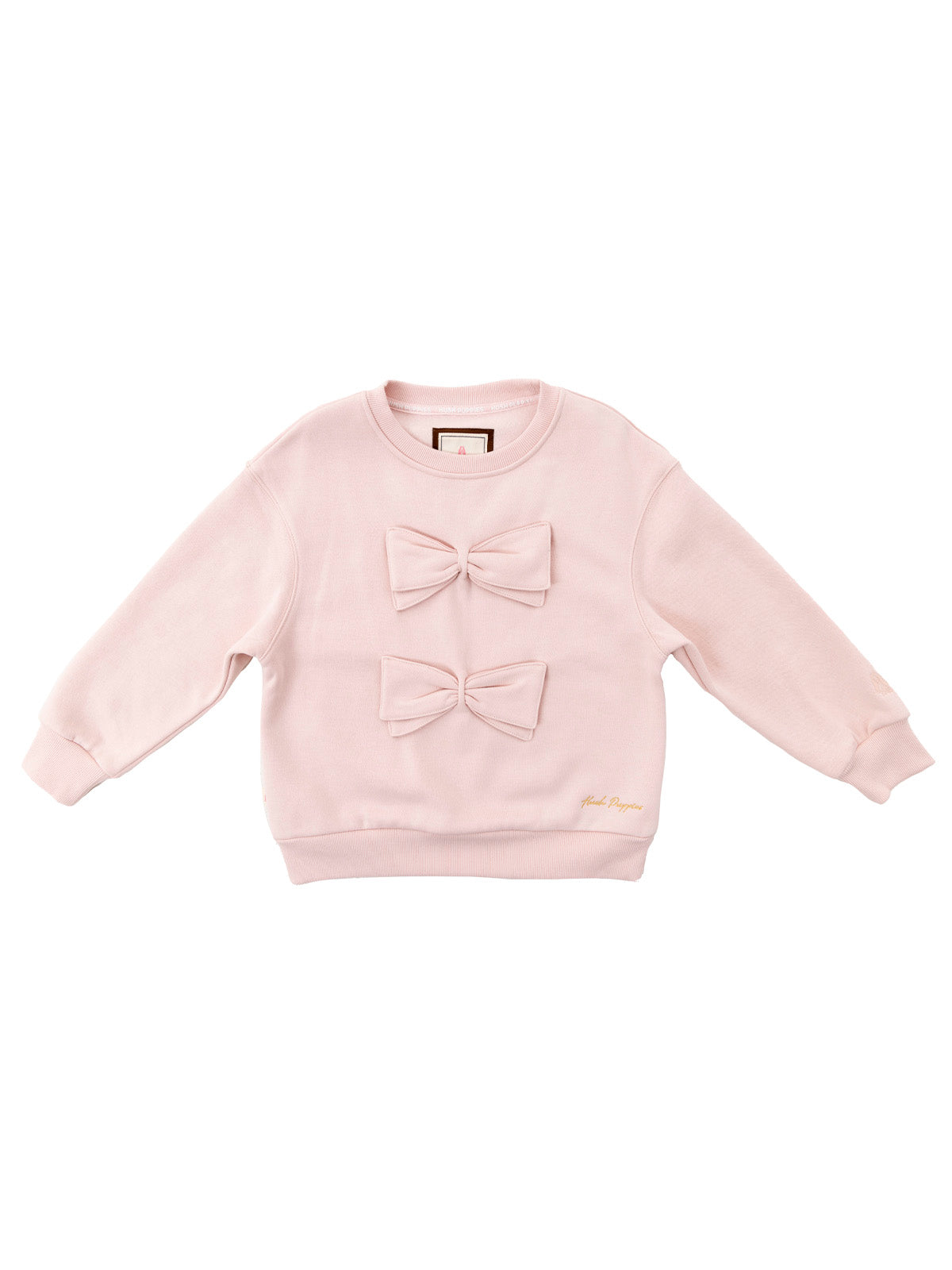 Poleron Niña Cinta Rosado