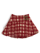 Falda Scotti Niña Burdeo
