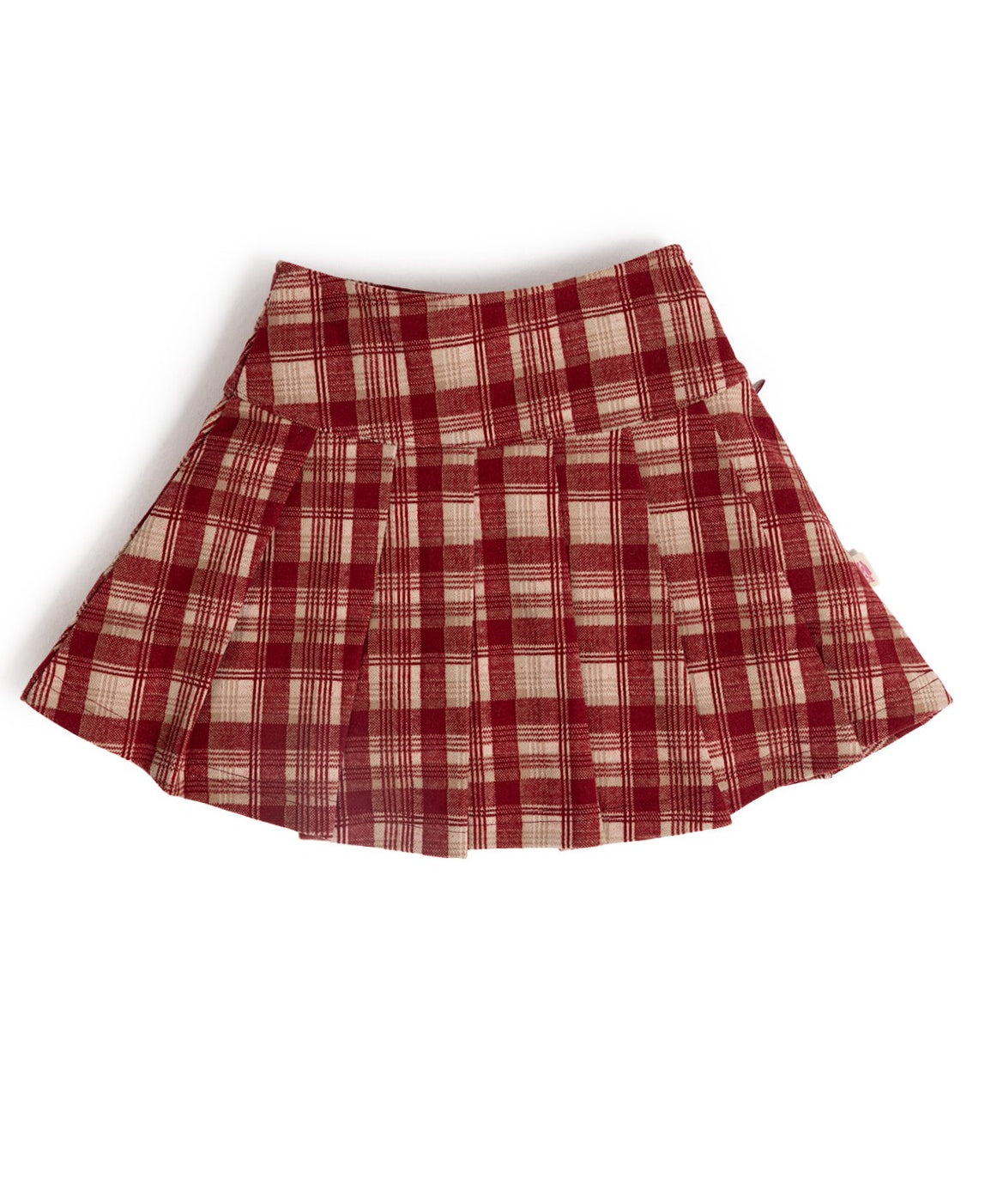Falda Scotti Niña Burdeo