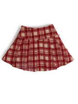 Falda Scotti Niña Burdeo