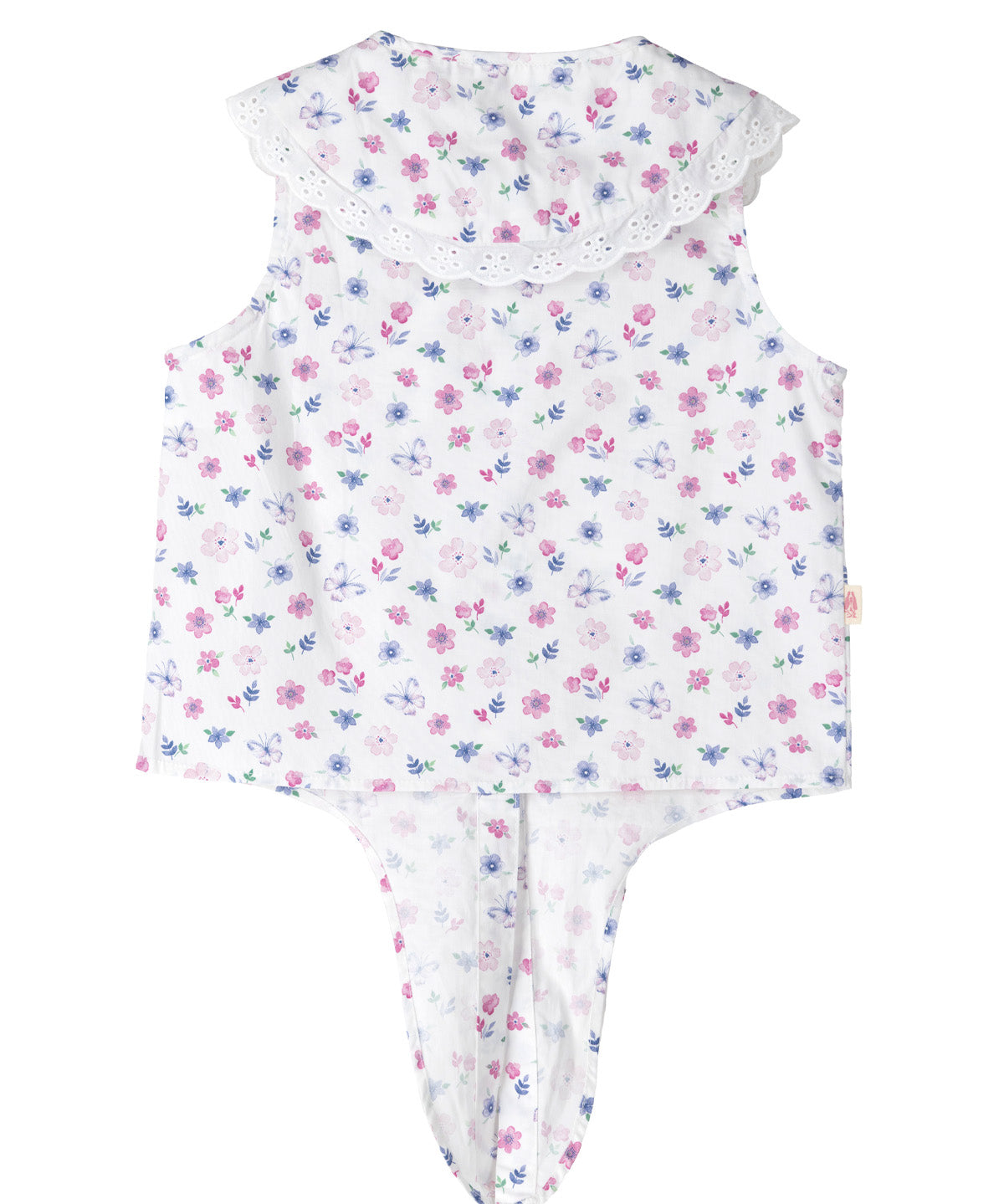 Blusa Niña Mariposa Blanco