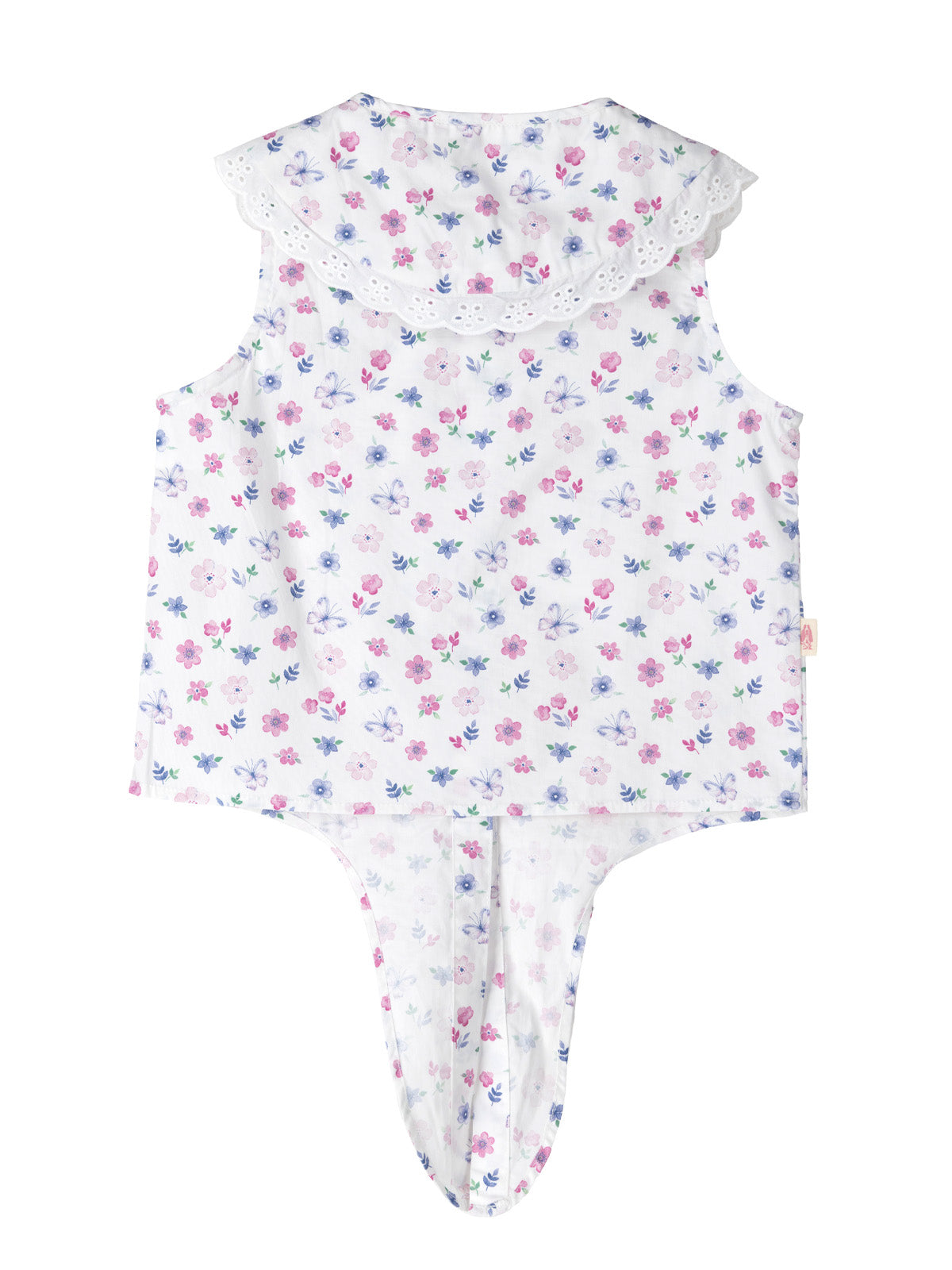 Blusa Niña Mariposa Blanco