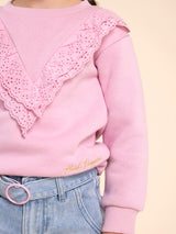 Polerón Niña Dinna Rosado
