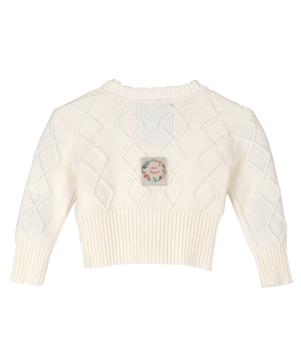 Chaleco Niña Rosas Beige