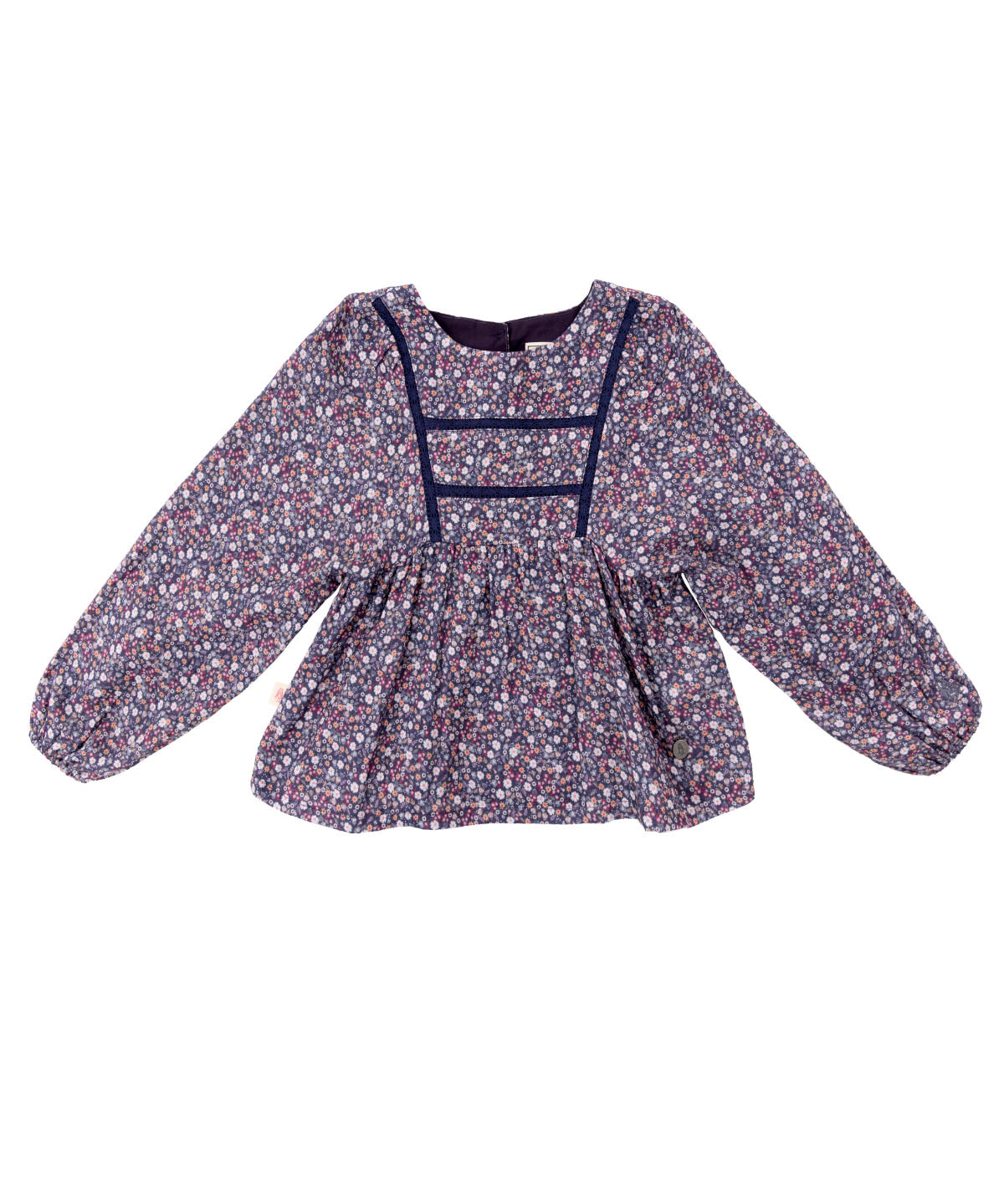 Blusa Manga Larga Niña Amapola Azul