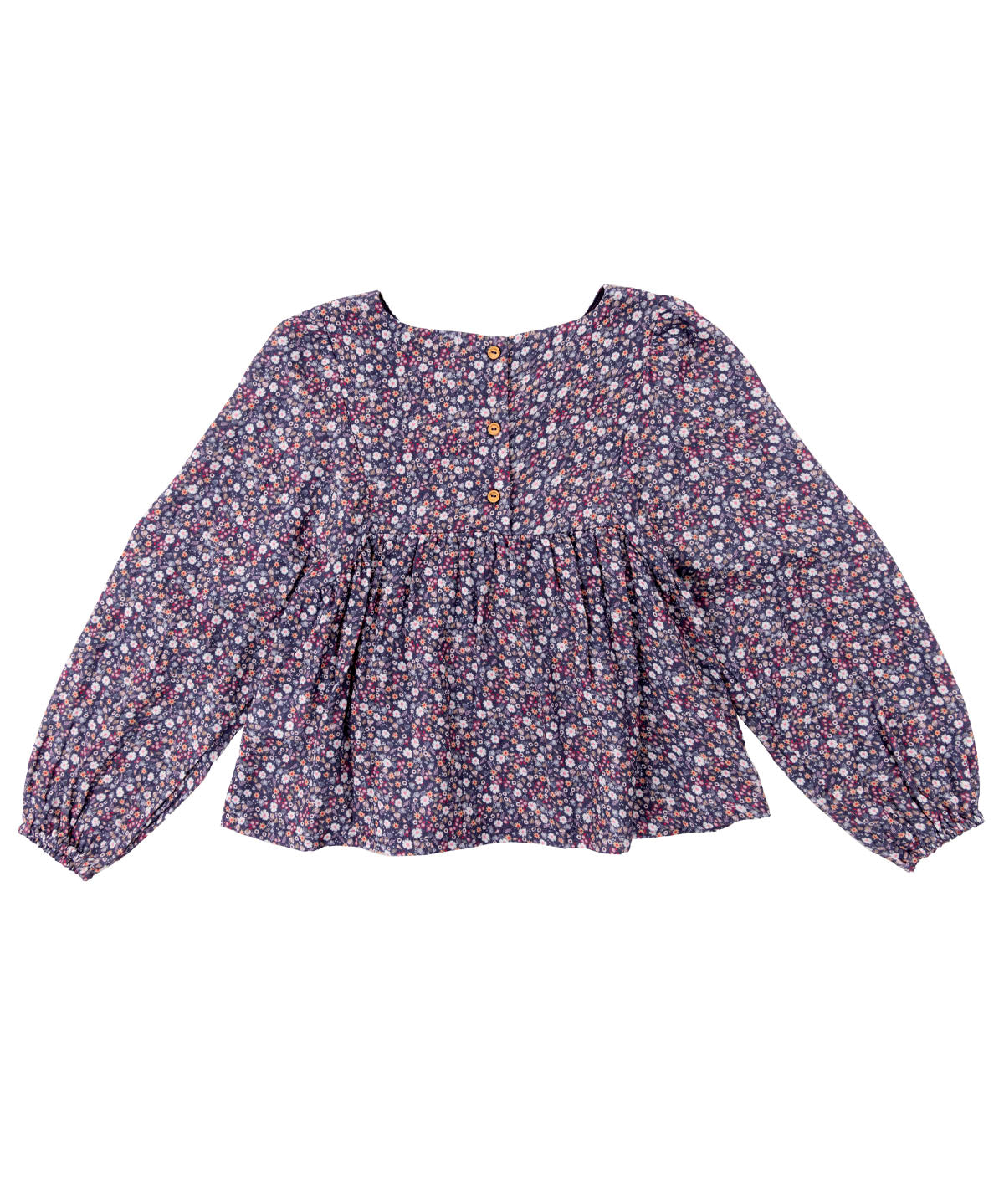 Blusa Manga Larga Niña Amapola Azul