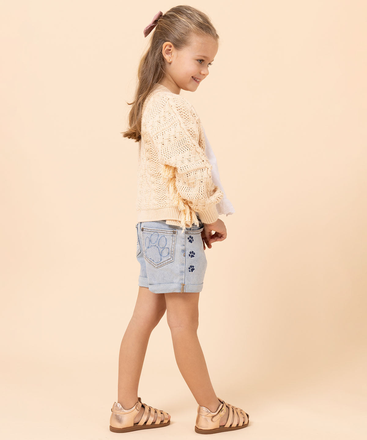 Short Niña Male Denim Claro