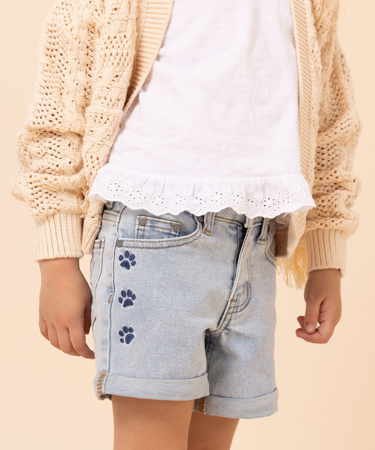 Short Niña Male Denim Claro