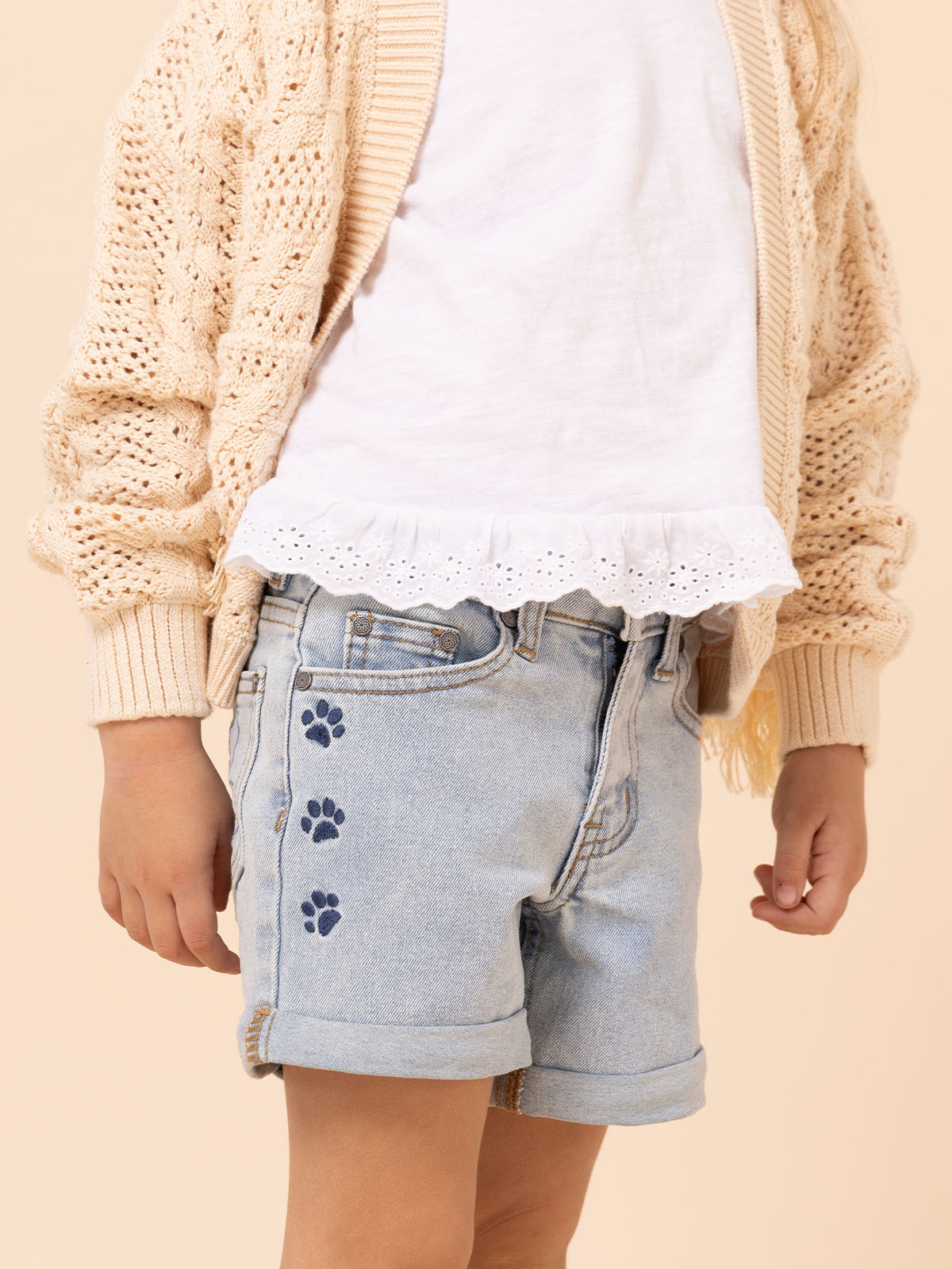 Short Niña Male Denim Claro