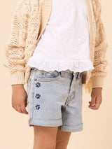 Short Niña Male Denim Claro