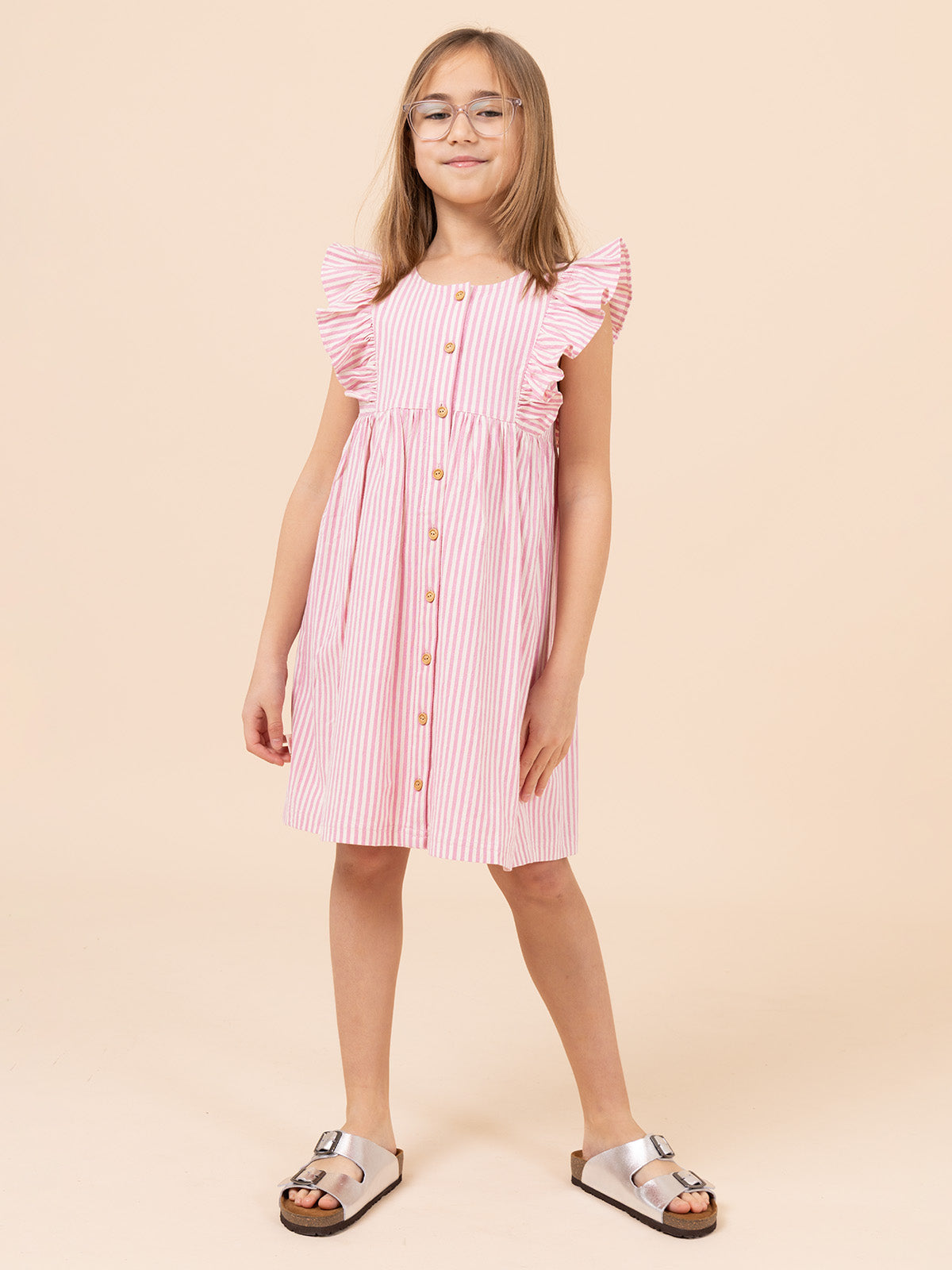 Vestido Niña Alezia Rosado