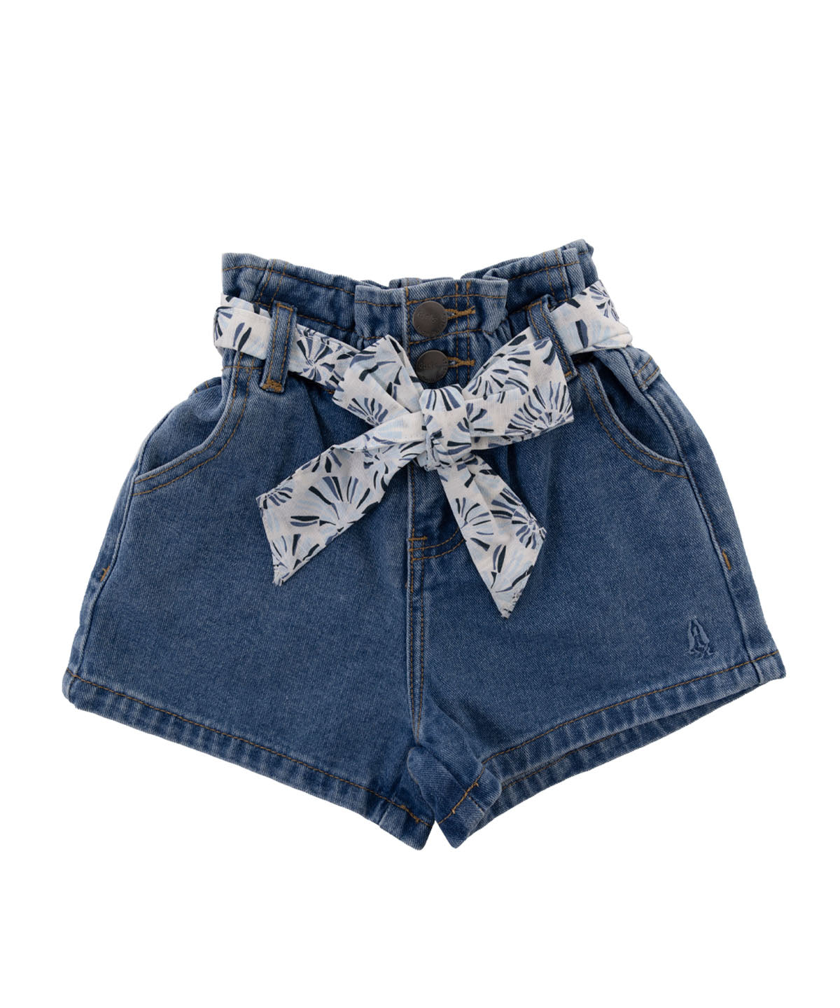 Short Niña Lasa Denim Claro