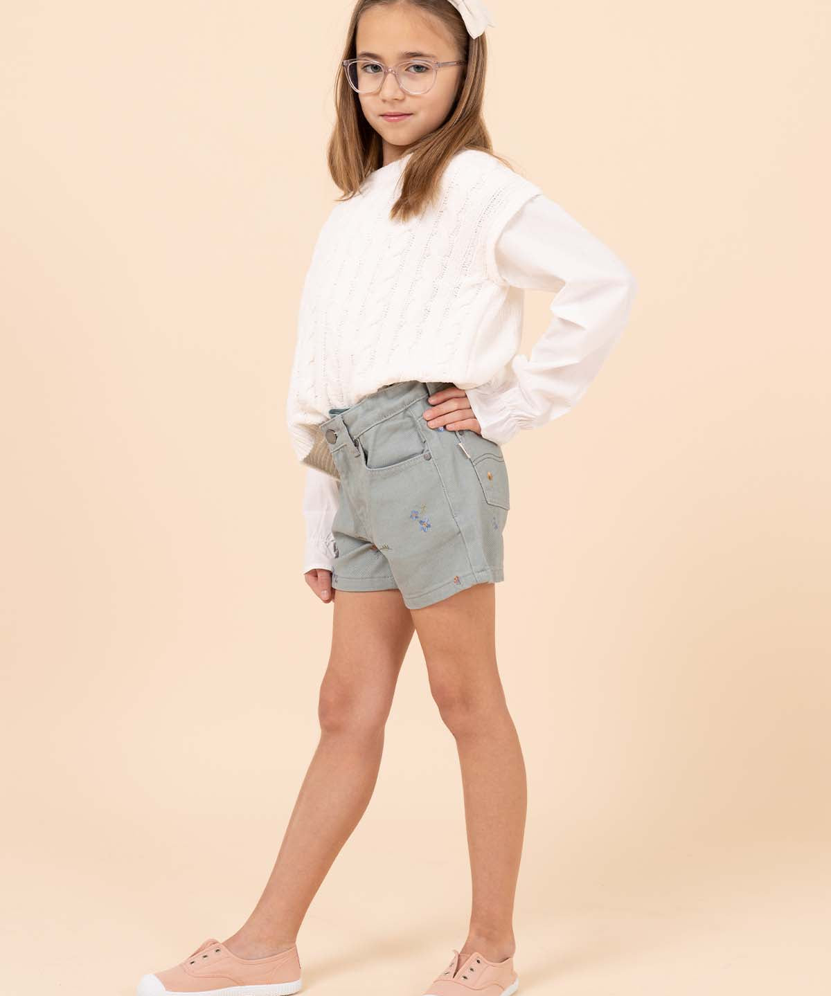 Short Niña Jenne Verde