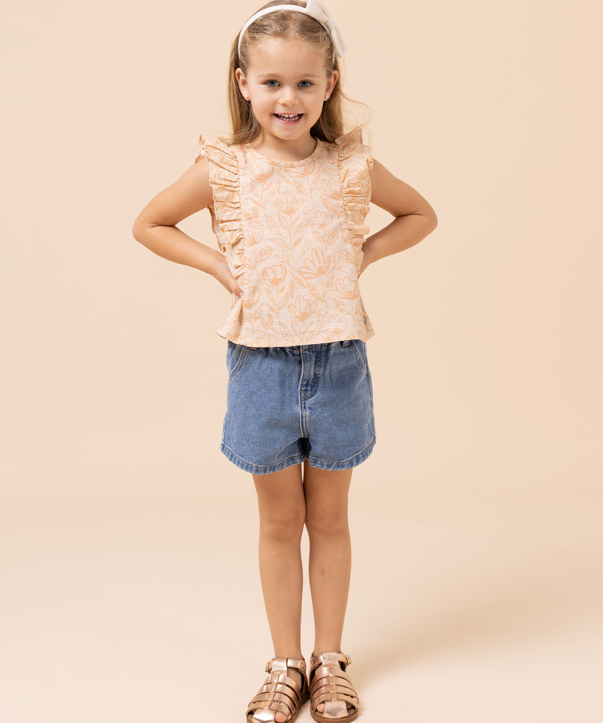 Polera Niña Enna Rosado