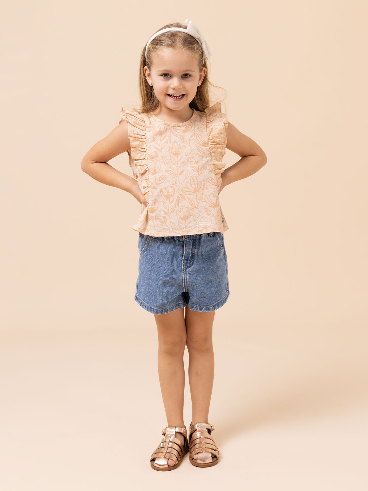 Polera Niña Enna Rosado