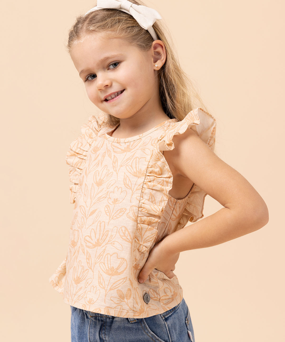 Polera Niña Enna Rosado