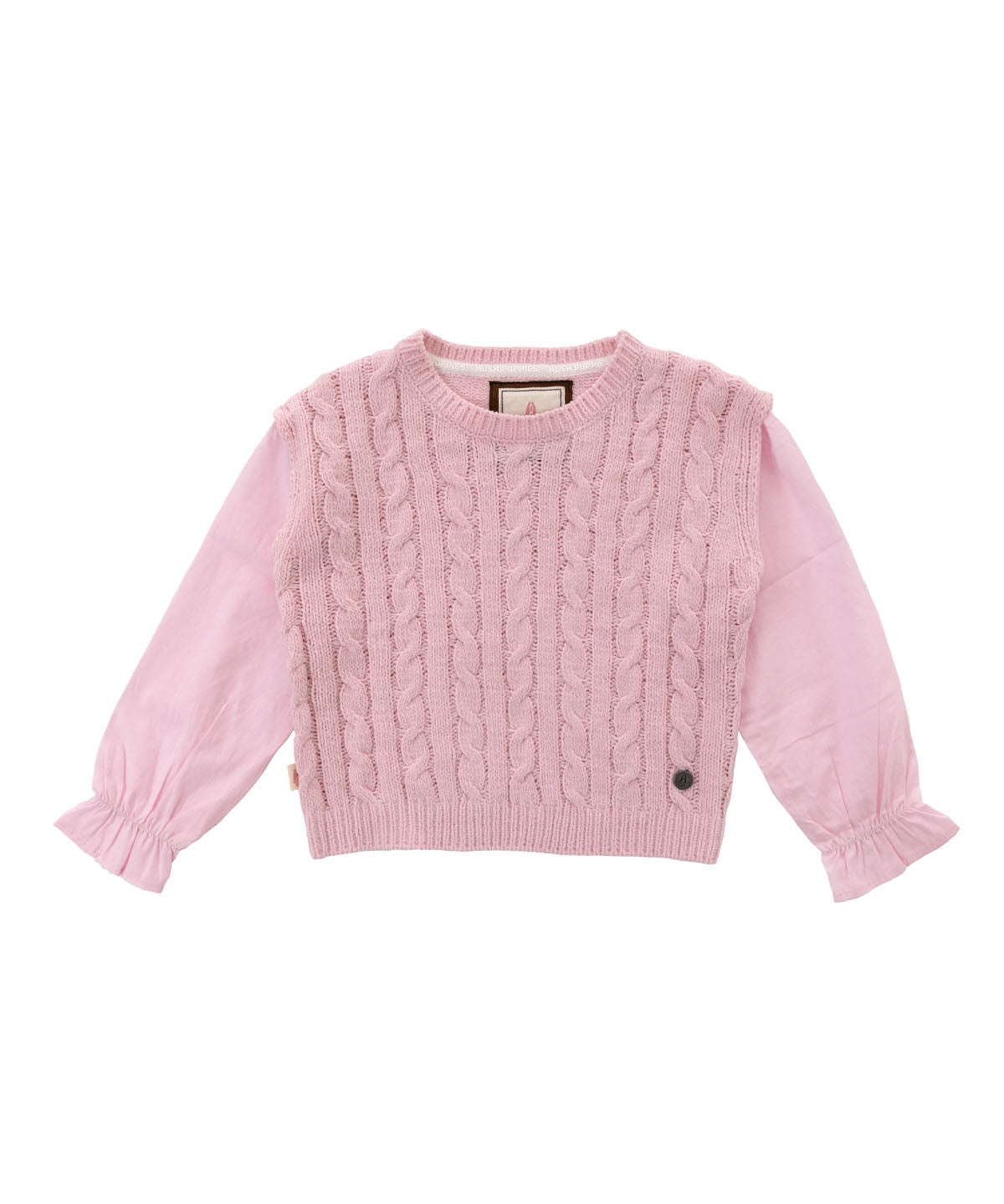 Chaleco Niña Fiore Rosado