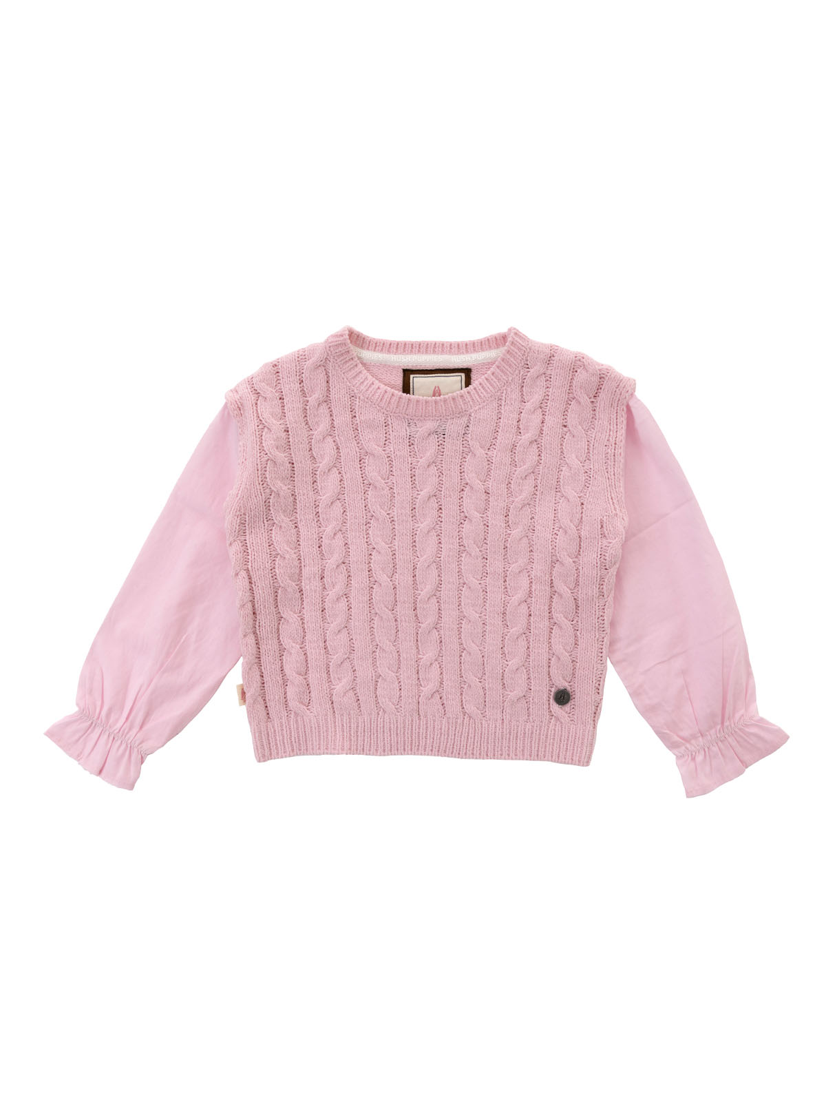 Chaleco Niña Fiore Rosado