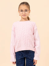 Chaleco Niña Fiore Rosado
