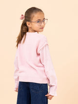 Chaleco Niña Fiore Rosado