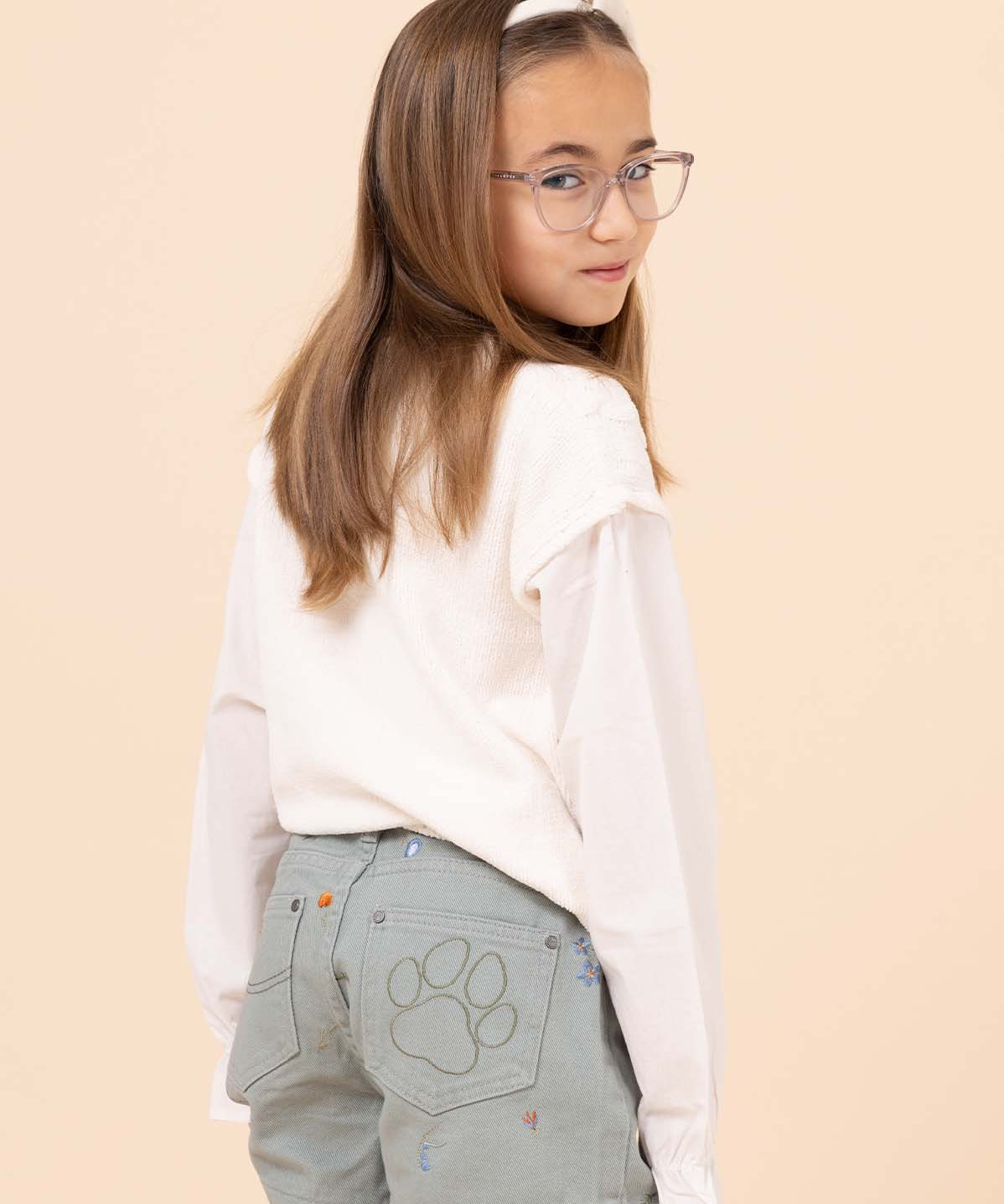 Chaleco Niña Fiore Blanco