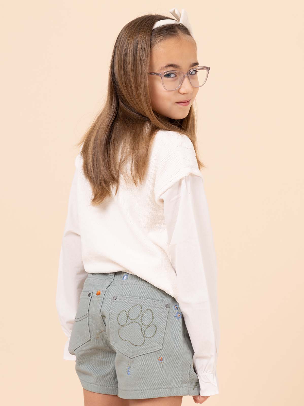 Chaleco Niña Fiore Blanco