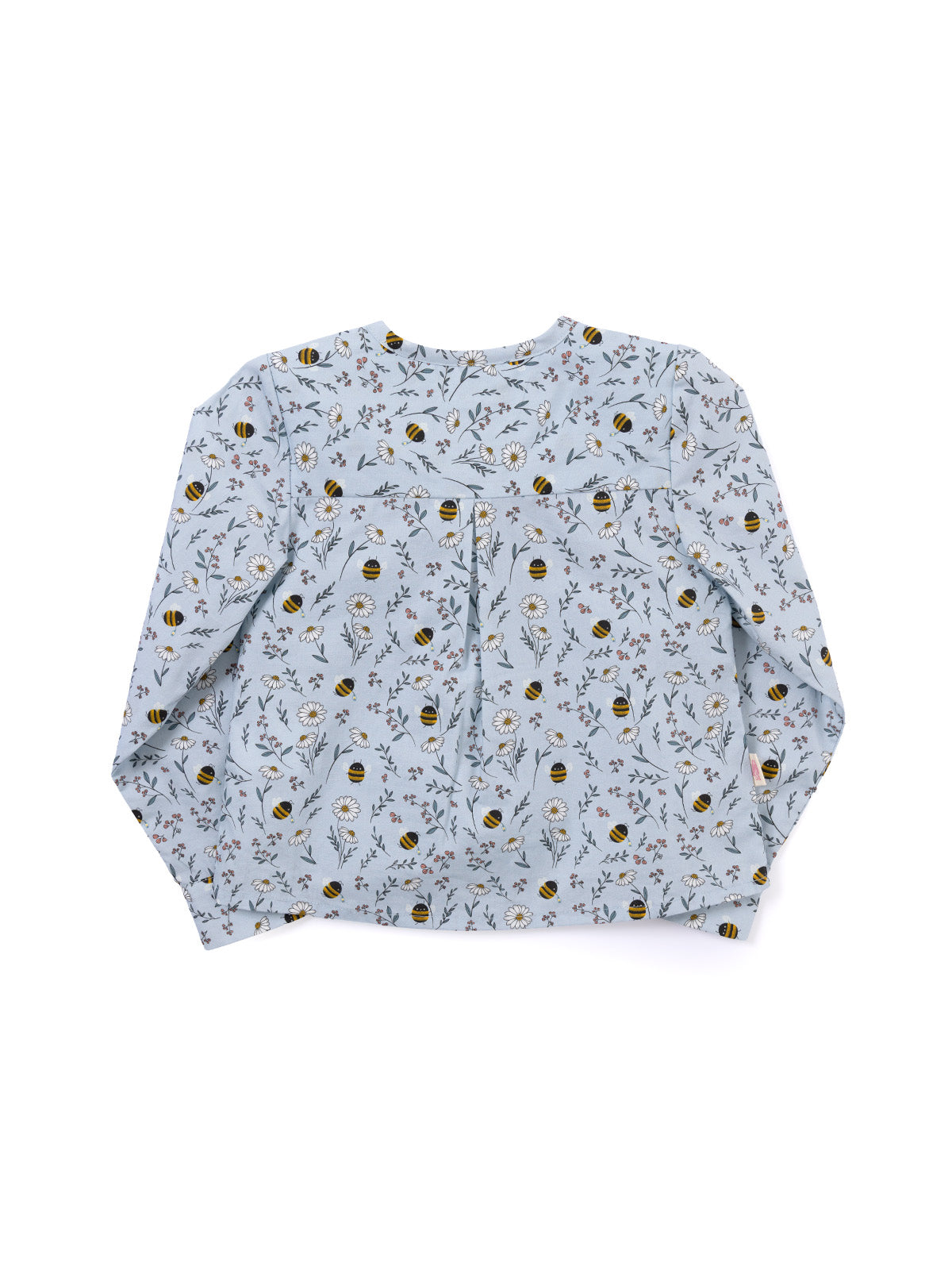 Blusa Manga Larga Cali Niña Celeste