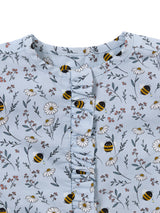 Blusa Manga Larga Cali Niña Celeste