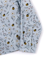 Blusa Manga Larga Cali Niña Celeste