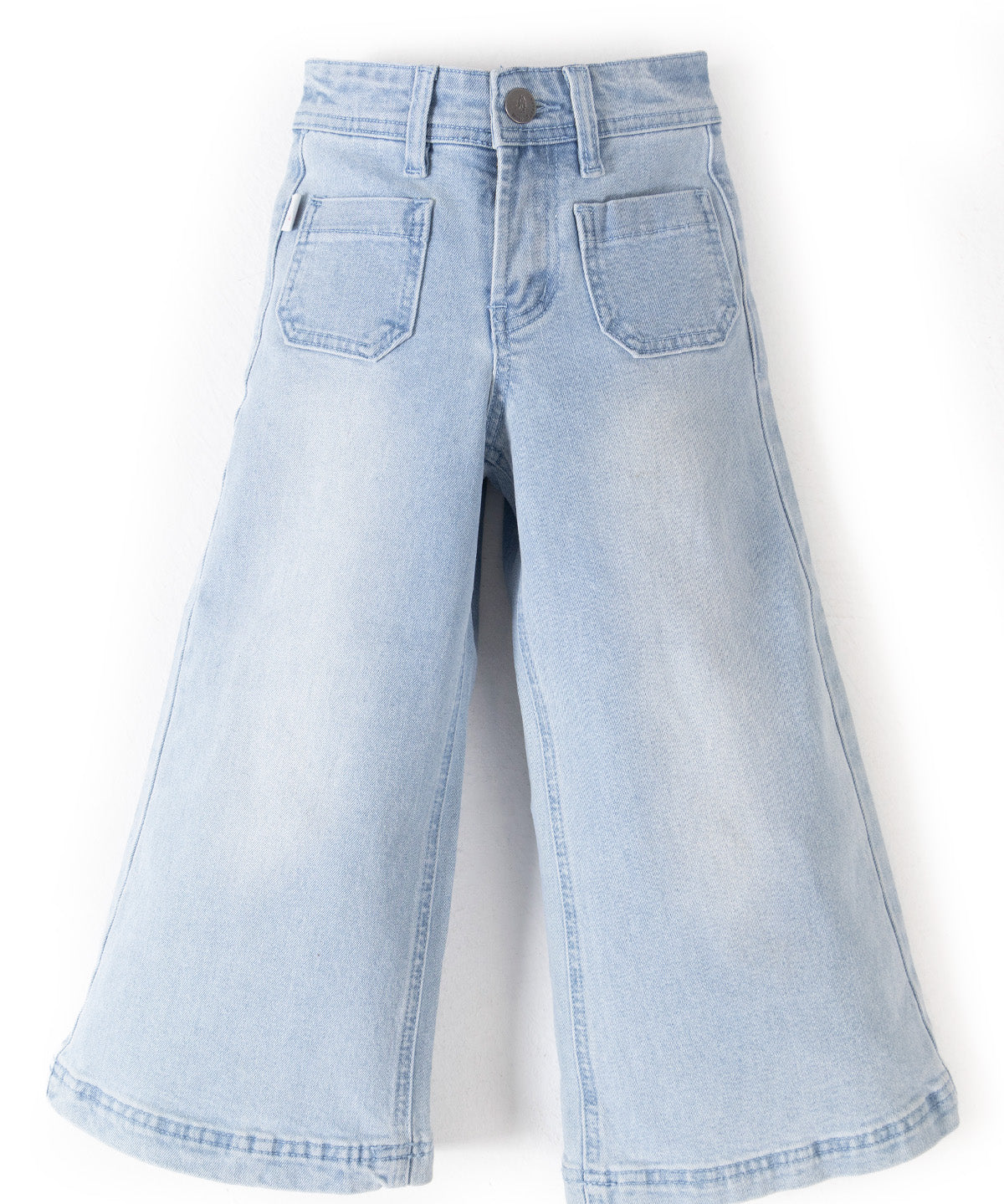 Jeans Pipa Niña Celeste Denim