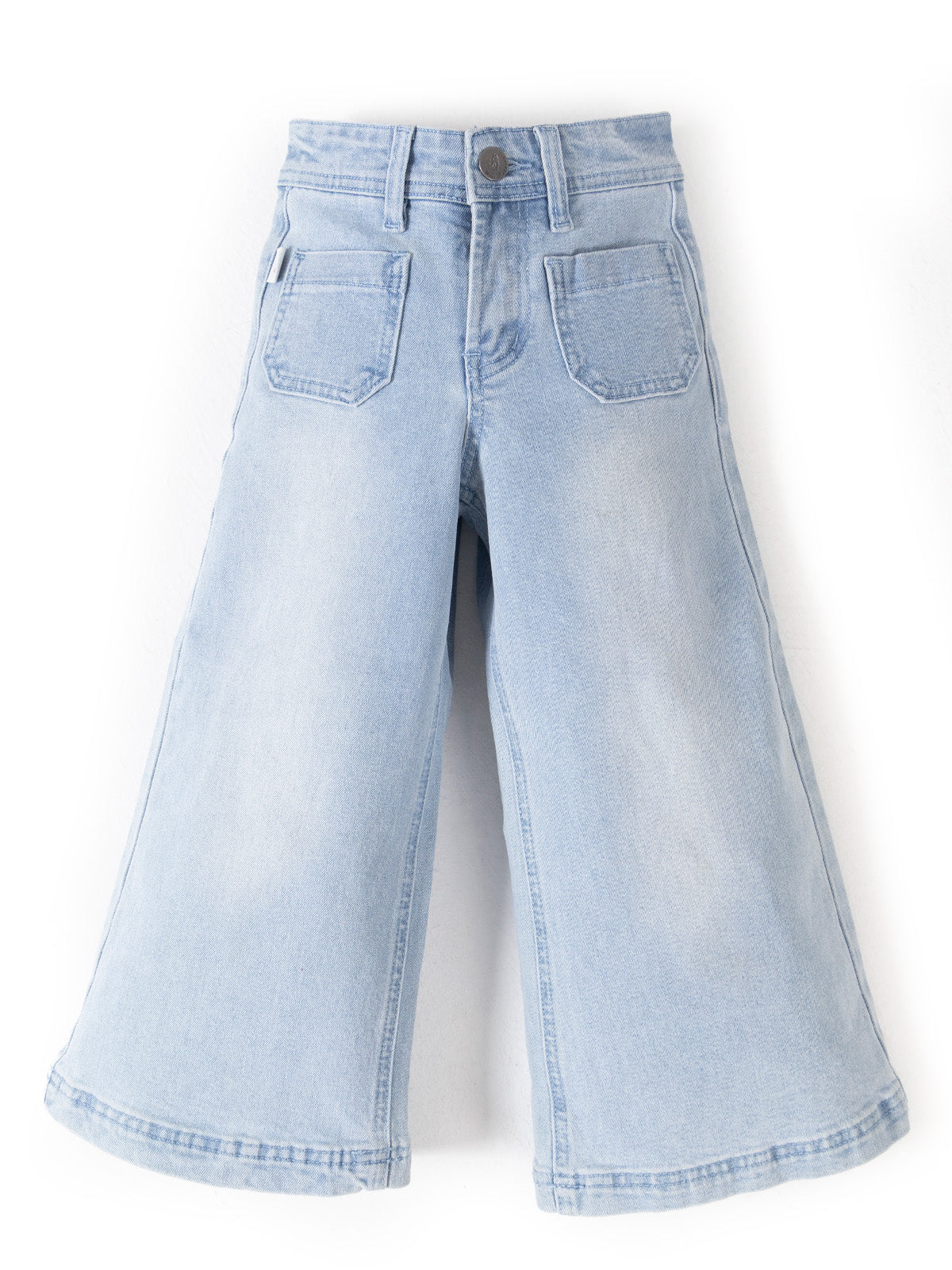 Jeans Pipa Niña Celeste Denim