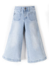 Jeans Pipa Niña Celeste Denim