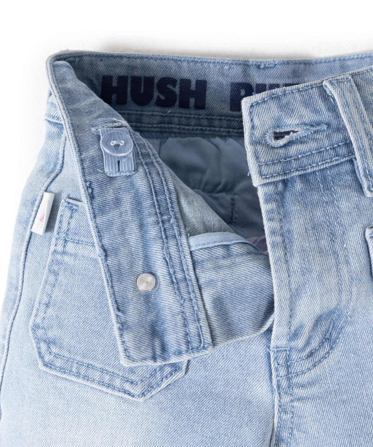 Jeans Pipa Niña Celeste Denim
