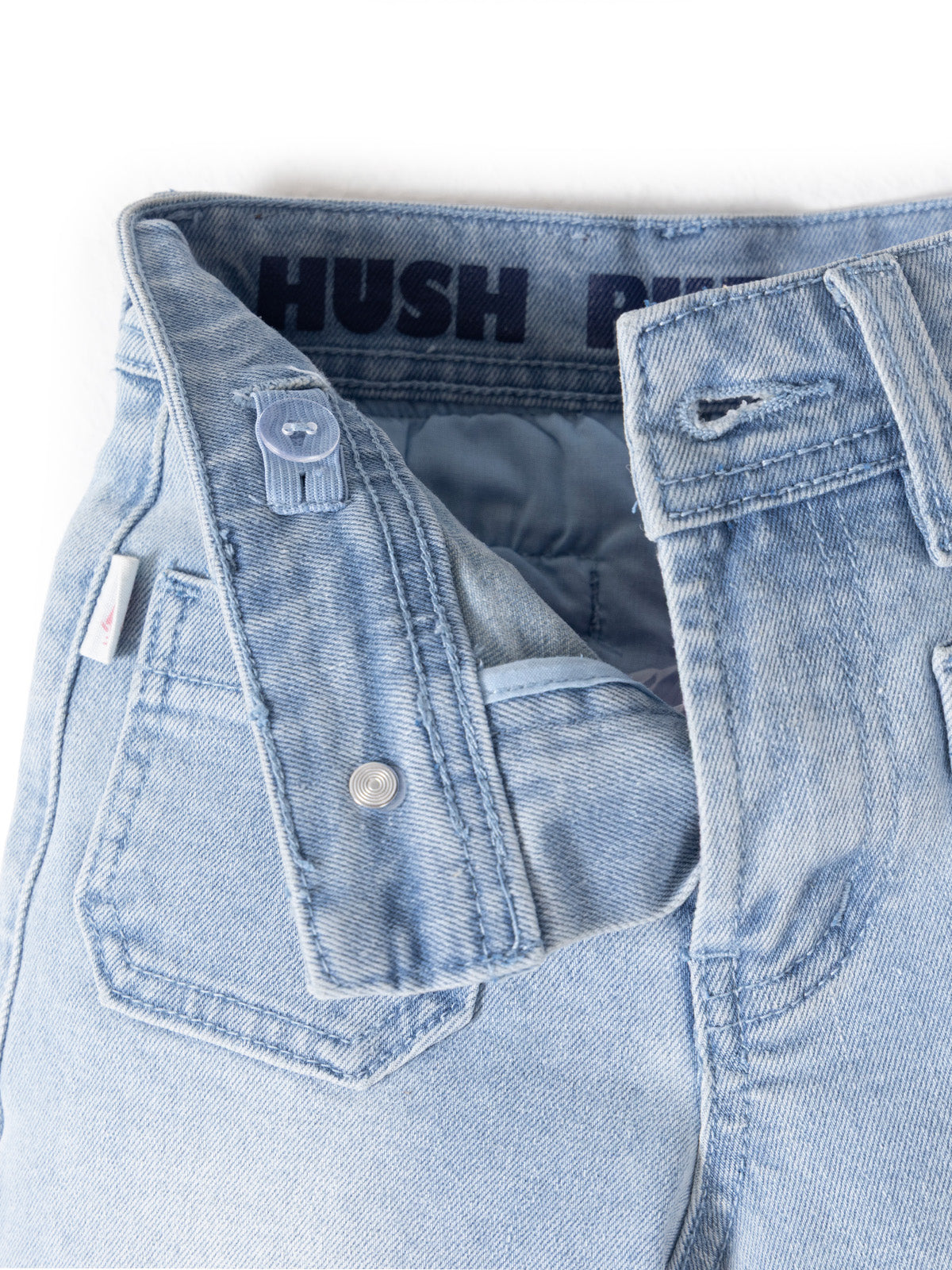 Jeans Pipa Niña Celeste Denim