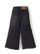 Jeans Pipa Niña Black Denim